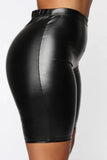 Black PU Leather