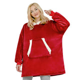 Sweatshirt Hoodie Women Oversized Winter Pullover Fleece Hooded Jumper Robe Femme Ladies Wearable TV Blanket with