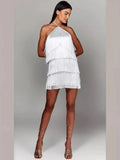 Fashion Hanging Neck Tux Dress Spring And Summer