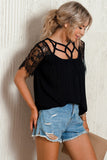 Neck Spliced Lace