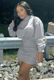 Casual Long Sleeve Hoody Mini