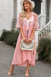 Mesh Lace Crochet Open Front