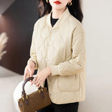 Winter New Small Cotton Jacket Large Size Women's Fat Mm Plus Thick Short Down Cotton