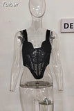 Fashion Women's Tank Tops Knitted Apricot Slim Sexy Square Collar Sleeveless Hem Irregular Tops Autumn 2023 New