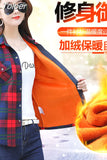 Big Size Velvet Thick Warm Women Plaid Shirt Female Long Sleeve Tops 2023 Autumn Winter Casual Blouse