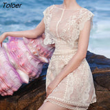 Embroidery Flora Dress for Women Sleeveless High Waisted Elegant Party Mini Dresses Vestido Runway Fashion