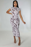 Fashion Print Short Sleeve