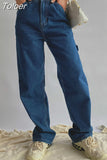 2023 Woman High Waist Jeans Retro White Black Jeans Trousers Straight Overalls Pants Long Loose Wide Leg Jeans for