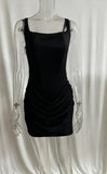 And Spicy Square To Receive Waist Skirt Women 2025 Summer New Folded Fish Bone Waist Vest Dress