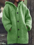 Women's Ebay Long Sweater New Cardigan Hooded Jacket