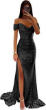 New Party Glit With Open Fork Dress INS Casual Fashion Dress
