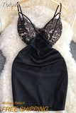 V-neck Spaghetti Strap Bodycon Mini Dress Elegant Floral Lace Patchwork Hollow Out Slim High Waist Club Party Dress