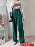 High Waist Loose Pants For Women Sport Trousers Wide Leg Sweatpants Women Joggers Straight Elastic Waist Pants