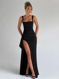 Style Women's Evening Dress Fashion Sexy Sling Dress New Height Open