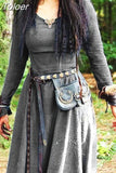 Dress Women Long Sleeve Maxi Robe Vintage Fairy Elven Dress Renaissance Celtic Viking Gothic Clothing Fantasy Ball
