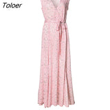Women Summer Dress Floral Print Maxi Dresses Bohemian Hippie Beach Long Dress Women's Clothing 2023 vestidos de