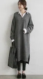 Sweater Women Autumn Dress Winter Long Sweater Knitted Dresses Long loose Maxi Oversize Lady Dresses Bodycon Robe