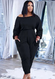 Casual Stacked Jumpsuit with