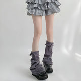 Grunge Distressed Knitted Leg