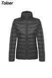 Philosophy winter Down jacket women 90% duck down coat Ultra Light warm Female Portable plus size down jacket