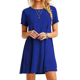 Casual Solid Womans Mini Dress Loose Simple Long Sleeve Autumn Leisure Short A-line Spring Short New 2020 Ladies