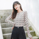 Sexy Thin Tight-fitting Fashion Moon Print Long Sleeves T-shirt 2022New Spring Summer Female Ice Silk Sunscreen