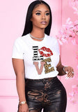 Punk Style O-Neck Short Sleeves