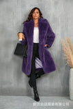 And Winter Imitation Fox Thick Long Suit Collar Imitation Fur Coat In The Long Plush Fur