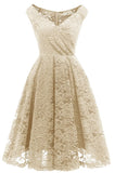 Elegant Lace Off Shoulder Vintage Party
