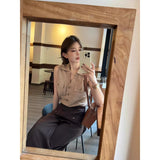 Wind Sleeveless Vest Shirt Broad Leg Trousers Set Of Women's Spring And Autumn New Temperament Super Good-Looking Two