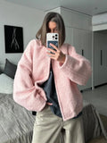 Pink Bomber Jacket-Outfit