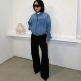 Women's Coat Women's Clothing Loose Sticker Design Long Sleeve Jacket