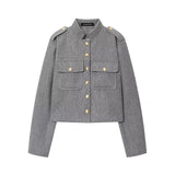 Homemade New Women's Fashion Classic Soft Short Jacket Jacket