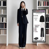 Dress Women College Students Casual Suit Jacket Interview Suit Suit Suit Women's Cushion Shoulder Suit Suit Suit Suit Suit Suit Suit Suit