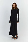 Women's Fashion Elegant Knitted Dress Sweater Dress Holiday Style Solid Color Bottom