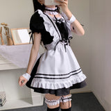 Party Sannian Women Dress Summer Red Wine Sweetheart Maid Outfit Lolita Cute Maid Outfit Cosplay Game Costume Women