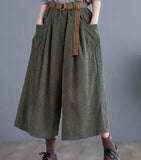Academia Wide Leg Corduroy