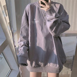 Toloer Cotton Autumn 2023 New Korean Version Loose Sleeve Long Sleeve Hoodie Female Student Thin Coat Coat