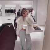 Autumn And Winter Fur Coat Women's Long Suit Coat Casual Warm Fashion Windwear Women's Clothing