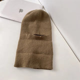 Women's Winter Mask Hats Windproof Knit Hat Warm Hat Ear Protector Pullover