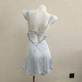 Sexy Pajamas Pure Lust Women 2025 New Summer High-End Sling Collar Large-Size Sling Chest Pad Ice Silk Berth