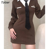 Elengant Solid Hollow Out Velvet Mini Dress Long Sleeve A-line Rave Dresses Women Casual Fashion Outfits Autumn