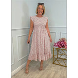 Summer Explosion Lady Print Floral Elegant Dress Holiday