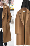 Autumn Winter Coats 2023 European Style Women Long Coats Single-breasted Hairy Female Long Jacket Coat Women