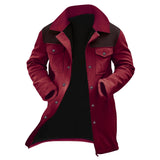 Autumn And Winter Men's Coat Velvet Jacket Multi-Pocket Coat 11-Colored
