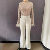 Fashion Feather Splicing