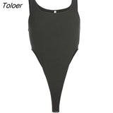 Jumpsuit Overalls For Women Cotton Bodysuit Body Strap Bodycon Gothic Summer 2022 Holiday Party Female Romper