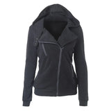 Winter Zipper Hoodies Sweatshirt Women Long Sleeve Hoody Warm Jackets Zipper Tracksuit Hoodie Sweatshirt Pullovers