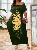 Women's Explosive Casual Dress Temperament Commuter Digital Print