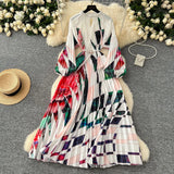 Collar Nail Bead Lantern Sleeve Pearl Belt To Collect Long-Term Printed Pressure